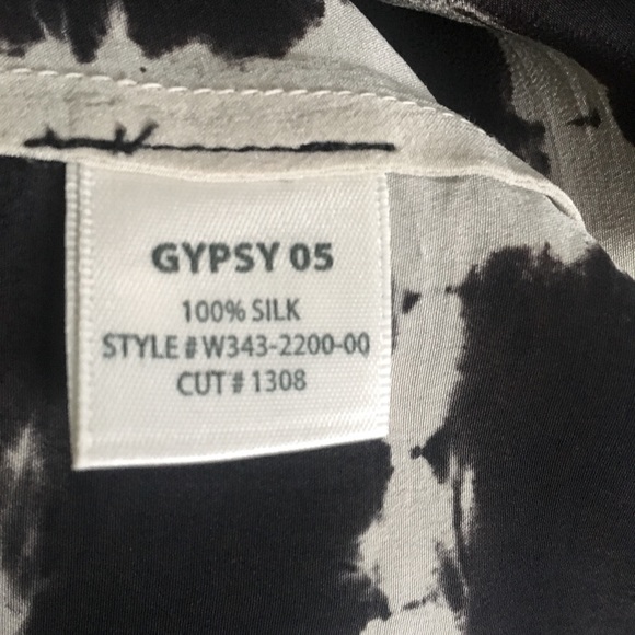 Gypsy 05 Black Scoop Back Pure 100% Silk Dress - Picture 6 of 6